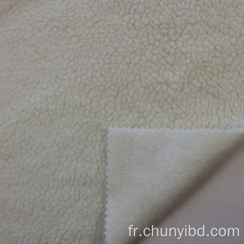 Convient pour l&#39;automne hivernal adapté à la peau de haute qualité 100% polyester coton solide enleceau berbère tissu